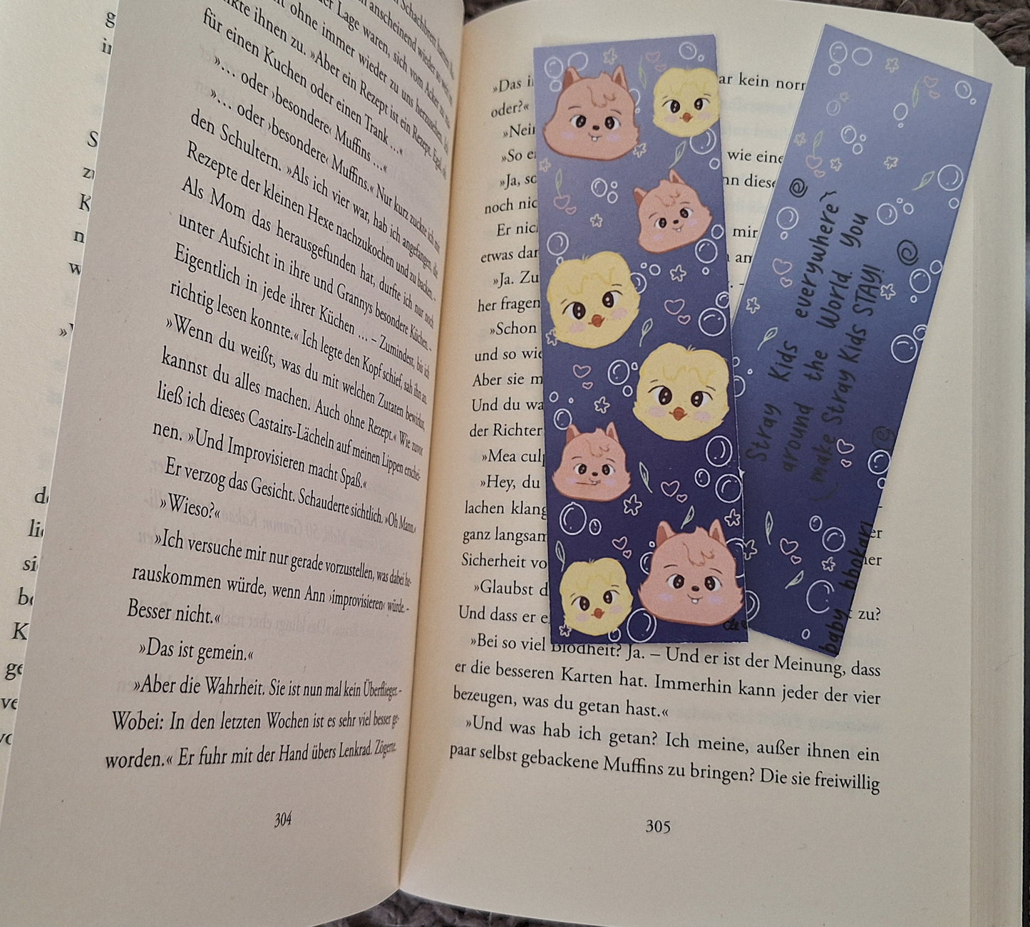 Skzoo Bookmark HanQuokka/Bbokari