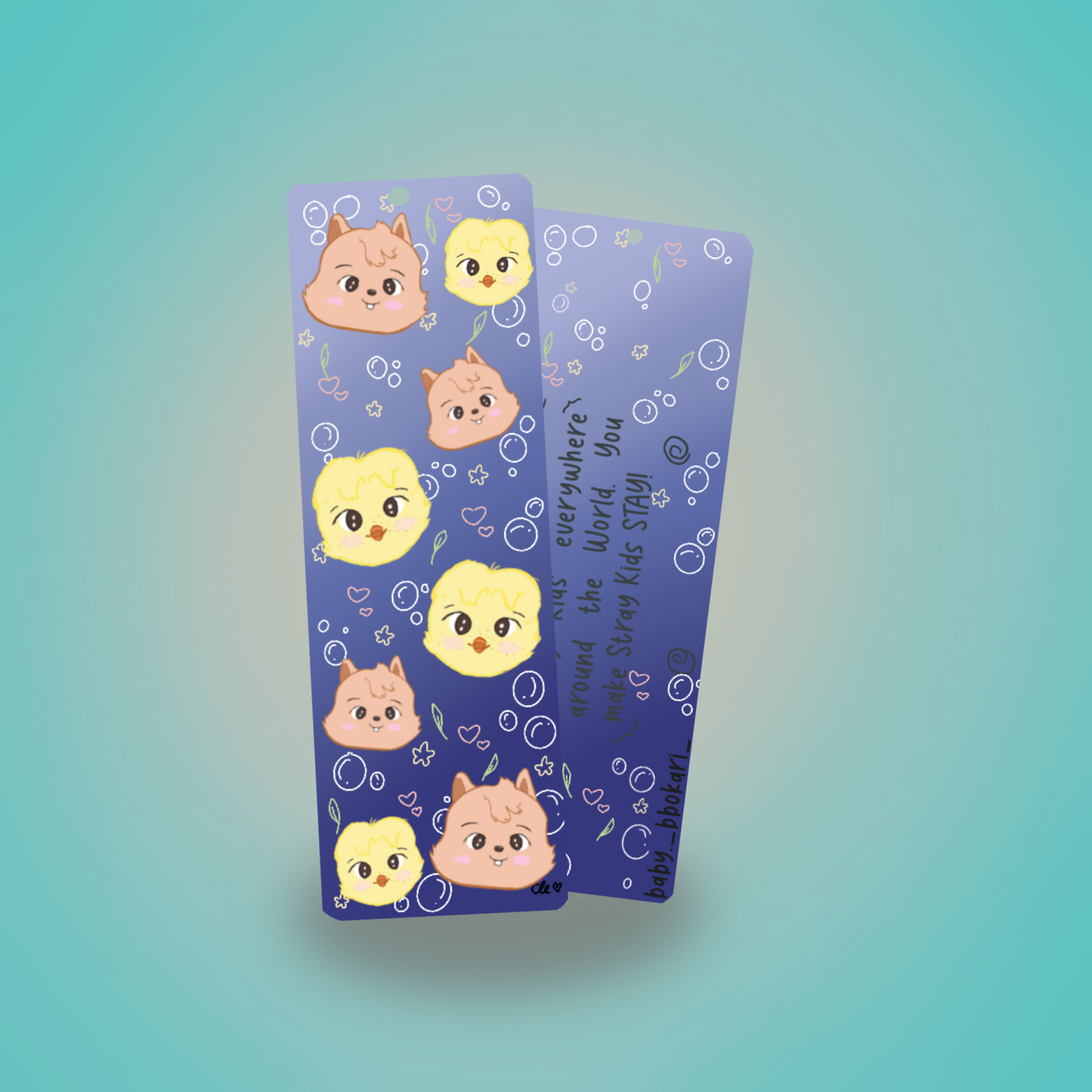 Skzoo Bookmark HanQuokka/Bbokari